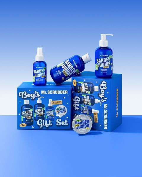 Дитячий подарунковий набір Barber Junior Boy&rsquo;s Gift Set Mr.SCRUBBER 2241 фото