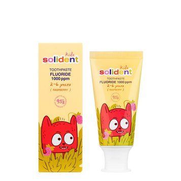 Дитяча зубна паста Solident Kids з фтором 1000 ppm, 50 ml										 2175		 фото